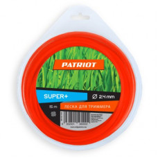 Леска триммерная Patriot Super Plus 2.4 мм /15 м